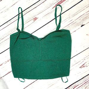 SEEK The Label Green Crop Top Tank